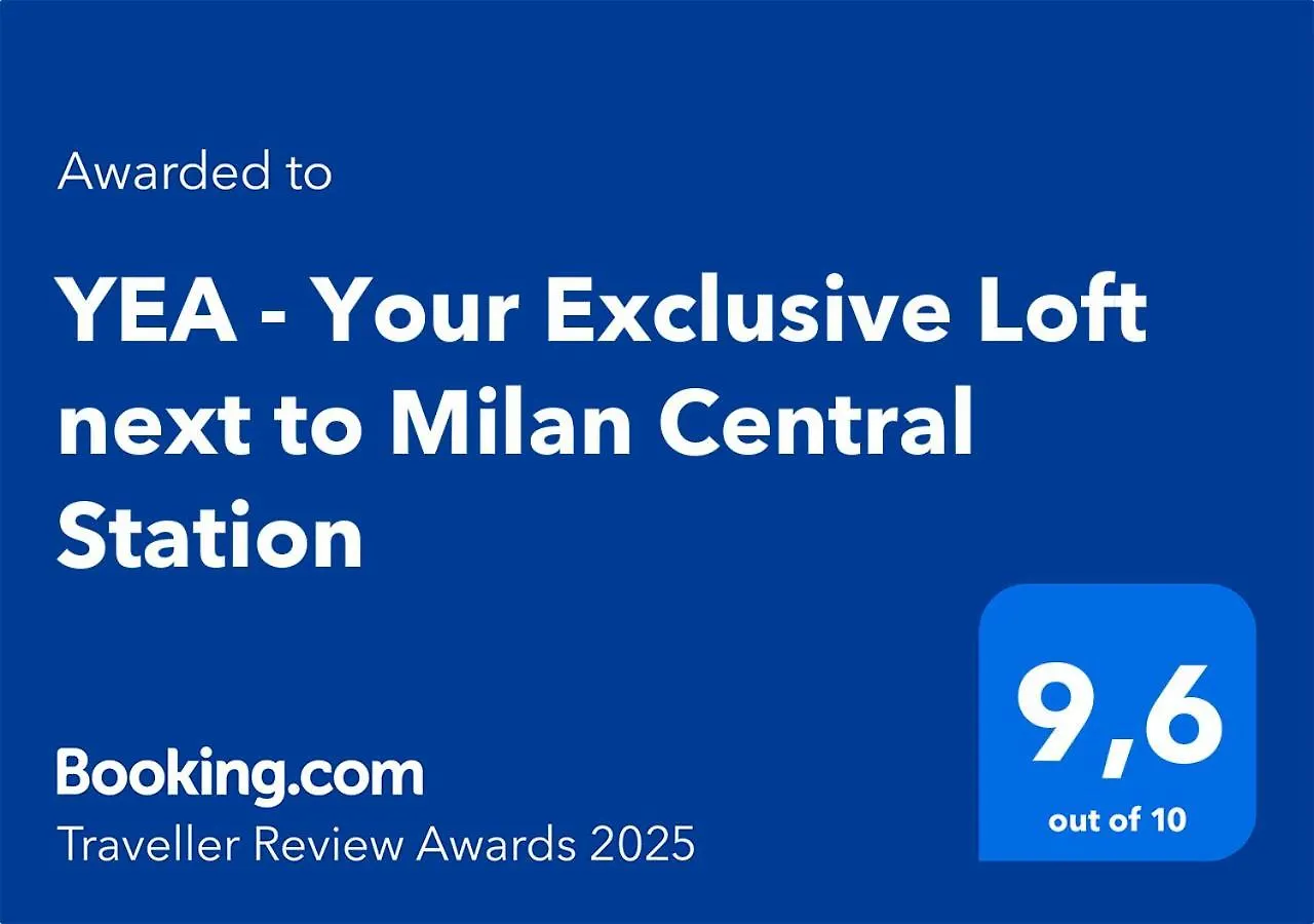 Yea - Your Exclusive Loft Next To Milan Central Station Apartment